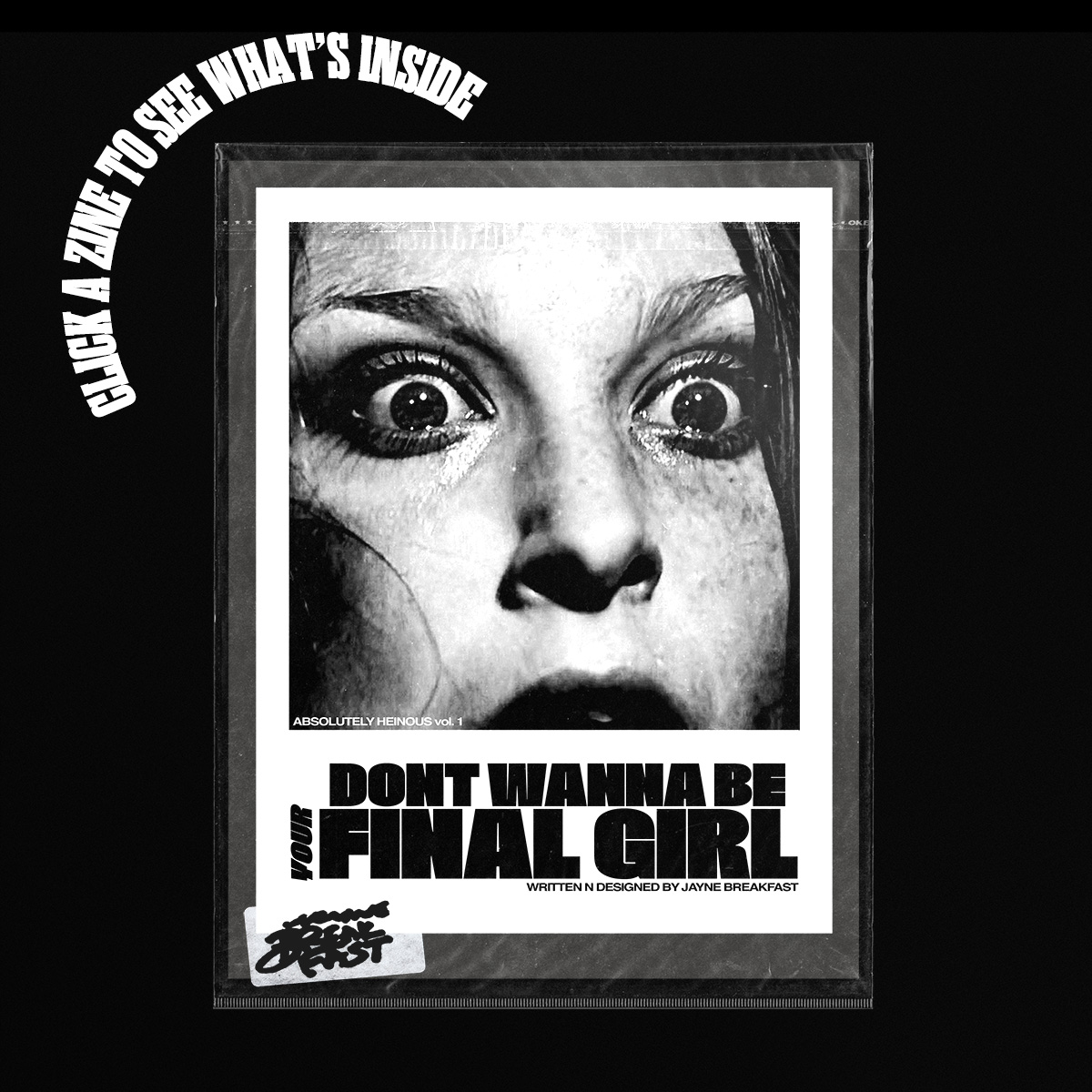 Don't Want to Be Your Final Girl Cover.